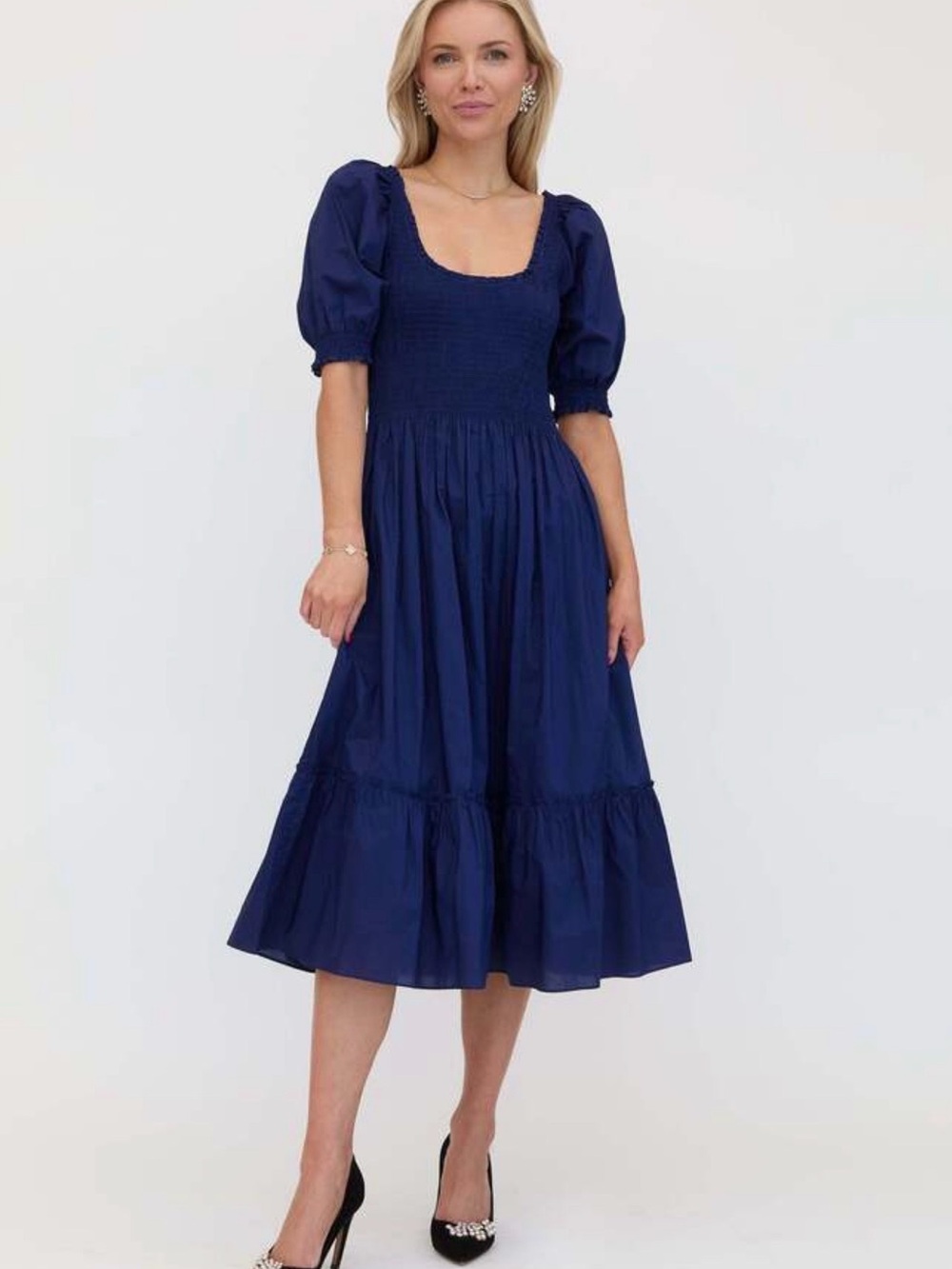 Hill House | Louisa Dress | Navy | Size L